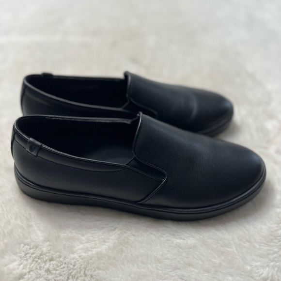 Vionic pro mahogany Avery black slip on comfort flat shoe womens size 9 - Picture 4 of 11